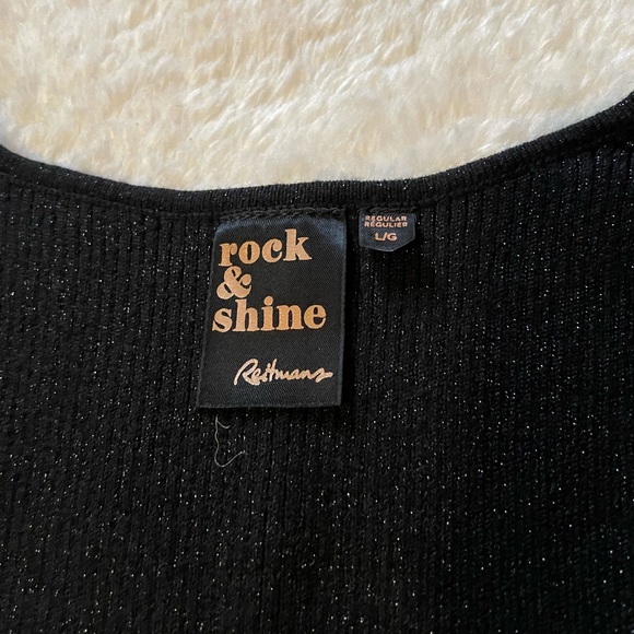 Women’s black ribbed sweater size USL from Reitmans - Picture 3 of 4